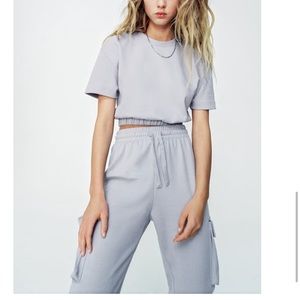 Zara Cropped Shirt Size S, Part of Matching Set with Zara Cargo Pants